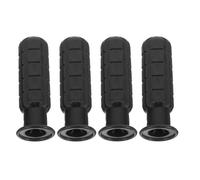 Healeved 4 Pezzi Manopole per Calcio Balilla in Pvc Nero Design Ergonomico e Diametro 6mm per Sostituzione Maniglia Tavolo da Calcio da Tavolo