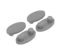 Healeved 4 Pezzi Pattino Distanziale per Copertura Wc in Abs, Set