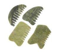 Healeved 4 Pezzi Pettine di raschiatura pettine relax per lo stress del cuoio capelluto da parto testa massaggiatore cuoio capelluto RACCHING COMBA terapeutico Verde