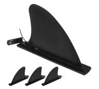 Healeved 4 Pezzi Pinne per Tavola da Paddle Gonfiabile Staccabili Plug-And-Play Pinne Stabilizzatrici per Tavola da Onde e Canoa Accessori Timone Coda per Pagaia Compatibili Acque Basse