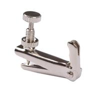 Healeved 4 Pezzi Regolatore Fine per Violino in Metallo, Argento, per Corde | Installazione Semplice, Rimozione Rapida del Supporto Inferiore, Finitura Lucida Non Scolorente, per Accordatura