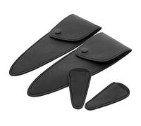 Healeved 4 Pz Custodie Per Forbici Per Parrucchieri Custodia a Forbice Guaina Per Tagliare i Da Cintura Assistenti Infermieristici Porta Cesoie Fodero Copri Forbice Pu Black