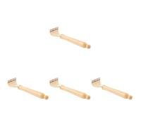 Healeved 4 Pz Massaggio Kit Grattaschiena Scratcher Graffiatore Del Corpo Mano Massaggiatore Per Il Corpo Tiragraffi Portatili Massaggiatore Per La Schiena Utile Tiragraffi Di Legno Beige