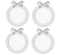 Healeved 4 Pz Vassoio per esposizione di nail art espositore smalti accessori per dipingere tavolozza per la miscelazione delle unghie espositore per pannelli forati vassoio da pittura
