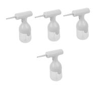 Healeved 4 Set Montalatte Elettrico Ragazzo Schiumoso Dispositivo Per La Pulizia Del Viso Creatore Di Bolle Schiumogeno Schiuma Detergente Viso Bianca Abs.pp.