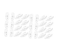 Healeved 40 Paia Naselli in Silicone Per Occhiali Cuscinetti Per Occhiali in Silicone Ponte Nasale Per Occhiali Protezione Del Naso Per Occhiali Componente Gel Di Silice Cuscino D'aria