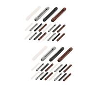 Healeved 40paia of Non- Eyeglass Adjustable Silicone Temple Tips for Outdoor Sports Hiking Running