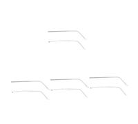 Healeved 4paia Stanghette Per Occhiali Metallo Trasparente Ricambio Stanghette Comfort e Stile Facile Installazione e Leggere Accessorio Versatile Per Occhiali