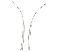 Healeved 4paia Stanghette Per Occhiali Ricambio Acrilico Trasparente Super Resistente e Comodo Per Comfort Ottimale e Sicurezza