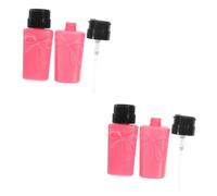 Healeved 4pezzi Bottiglie Liquidità Refillabili Erogatore Per Smalti e Rimozione Unghie Bottiglie Resistente Per Manicure e Semipermanente