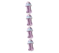 Healeved 4pezzi Cappello Asciugacapelli Pile Con Bandella Per Asciugatura Rapida Cappello Doccia Morbido e Confortevole Per Donne Con Design Fiori Per Viaggi e Uso Quotidiano
