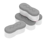 Healeved 4pezzi Distanziatori Per Sedili Wc Kit Di Paraurti Con Adesivi Resistenti Sostituzione Di Coperchio Del Water Parte Di Ricambio Fissaggio Protettore Grigio