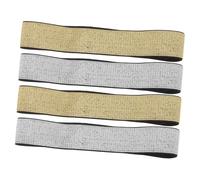 Healeved 4pezzi Fascia Elastica Regolabile Per Parrucche Cinghia in Pizzo Fasce Elastiche Per Fissare i Bordi Delle Parrucche Fascia Per Adatta Tutte Dimensioni Della Testa