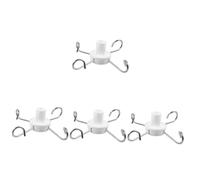 Healeved 4pezzi Gancio Per Supporto Infusione Acciaio Inossidabile Accessorio Pratico Per Cliniche e Ospedali Facile Installazione e Utilizzo Compatibile Con Poli Per Pazienti Infusione