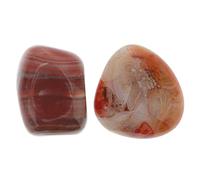 Healeved 4pezzi Pietre Di Agata Sarda Naturale Irregolare Per Artigianato e Decorazioni Pietre Di Guarigione Per Meditazione e Progetti Artistici