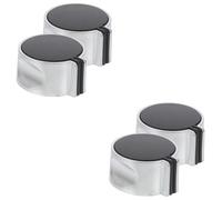 Healeved 4pezzi Pomelli Di Ricambio Per Piano Cottura Gas Manopole Per Gas Facili Da Pulire e Installare Compatibili Con Design Semplice e Pratico Per Rivitalizzare La Tua Cucina