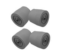 Healeved 4pezzi Puntali Gomma Antiscivolo Per Bastoni Accessori Ricambio Per Crutches e Commode Compatibili Facili Installare e Resilienti
