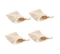 Healeved 4pezzi Sacchetti Per Sapone Esfolianti Rete Per Pulizia Sacchetti Per Sapone Rete Con Coulisse Per Uso Quotidiano Per Tutta La Famiglia