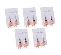 Healeved 5 Paia Minimalisti per Pendenti per Tematiche Accessori Anallergici per Quotidianità Casuali Colore Casuale