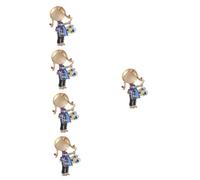Healeved 5 Pezzi Spilla bambina spillo distintivi retrò spilla smaltata Pin di smalto pettorale creativo spilla ragazza cartone animato Delicata spilla Pin per i vestiti lega