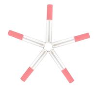 Healeved 5 Pezzi Tubetti Vuoti per Lucidalabbra Trasparente 10Ml Contenitori Ricaricabili per Balsamo Labbra Design Portatile per Casa
