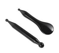 Healeved 5 Set Massaggio E Raschiatura Massage Massaggiante Massaggi Schiena Massaggi Piedi Massaggia Schiena Strenna Bastoncino Da Massaggio Asta Di Massaggio in Resina Black 2 Pezzi * 5