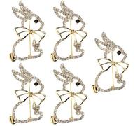 Healeved 5 Set Spilla Decorativa Coniglio Per Abbigliamento E Borse Design Cartoon Per E Vividità 2 Pezzi*5