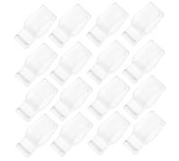 Healeved 50 pezzi Clip Fermapompa per Bottiglie Cosmetiche in Plastica PP Compatibile con Testine da Antigoccia per Lozioni e Struccanti Facile da Installare e Rimuovere per Uso Quotidiano