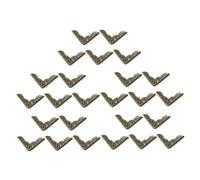 Healeved 50 Pezzi Protezioni Angolari in Metallo Vintage per Album e Libri Copertura Protettiva Decorativa per Bordi di Quaderni e Cornici Accessori Fai da Te per Scrapbooking e Restauro