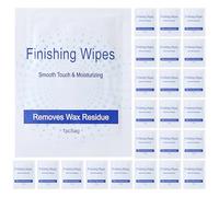 Healeved 50 Pz Post Wax Calming Oil Wipes Post Waxing Cleanser Wax Finishing Wipes After Wax Remover for the Skin Riduce il rossore Rimuove i residui