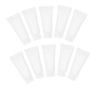 Healeved 50pezzi Tubi Da Viaggio Compressibili Per Shampoo Contenitori Ricaricabili Per Detergente Flaconi Per Fondotinta Tubetti Di Dentifricio Da Viaggio Tubetti Cosmetici Vuoti Per