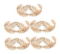 Healeved 5pezzi Cerchietto Sposa Foglia Accessori Eleganti Per Cerimonie e Feste Headpiece Per Sposi e Damigelle Decorazione Raffinata Per Matrimoni e Eventi Speciali Stile Divino e Design