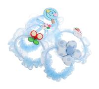Healeved 5pezzi Elastici Per Per Bambine Accessori Carini e Colorati Per Acconciature Facili Da Usare e Comodi Da Indossare Come Bracciali Per Festività e Vita Quotidiana Non Danneggiano