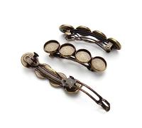 Healeved 5pezzi Fermagli Per Capelli Base Rotonda Accessori Per Fermagli Per Capelli Fai Da Te Fai Da Te Da Patina