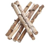 Healeved 6 Pezzi Bastoni in Legno di Betulla Naturali per Progetti Fai da Te, Rami Secchi Lunghi e Sottili Resistenti alla Deformazione, per Decorazioni Natalizie e Giardini Fatati