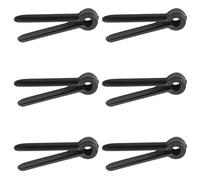 Healeved 6 Pezzi Clip Fissaggio Peep per Arco in Plastica Resistente alle Intemperie Allineatore Occhio di Bue per Corda Arco Compound Supporto Stabile per Tiro di Precisione Outdoor