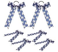 Healeved 6 Pezzi Di Elastici Per Capelli A Tema Calcio Accessori Per Capelli Da Football Per Ragazze Da Cheerleader Scolastica