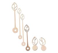 Healeved 6 Pezzi Legno con Puntatori Creativi Foglia per Riparazione Orologi Facile Installazione e Design per Diy