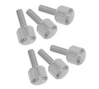 Healeved 6 Pezzi Viti di Bloccaggio Vite Testa Zigrinata M2.5x8mm Argento per Calibro a Corsoio in Metallo ad Alta Durezza per Misurazioni di Precisione e Uso Quotidiano