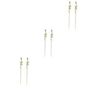 Healeved 6 Pz forcina d'epoca perline per treccia perni barrette hair clip bacchette cinesi fermacapelli accessori per da donna Accessori per vintage strass Golden
