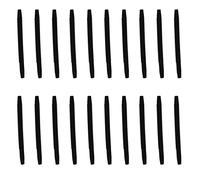 Healeved 60 Pz Coprigambe antiscivolo per occhiali impugnatura ferma occhiali prese per le orecchie degli occhiali cuscino per la gamba degli occhiali cuscino antiscivolo per occhiali Black