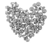 Healeved 60 Viti in Acciaio Inox per Montaggio Vassoio Fornelli a Gas Elementi di Fissaggio per Vaschetta Acqua Compatibili Cucine a Gas Naturale Kit 75X5Mm per Stabilità e Sicurezza