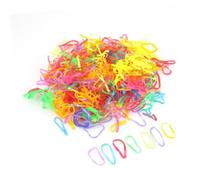 Healeved 600pezzi Mini Oval Elastic Hair Ties Fasce Per Cavallo Elastici Colorati Per Acconciature e Materiale Gomma Resistente
