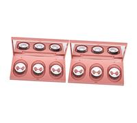 Healeved 6paia of Self-adhesive False Eyelashes Natural Look Lashes for Easy Makeup Application for Daily Wear and Special Occasions