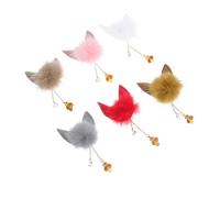 Healeved 6pezzi Accessori Per Unghie Decorazioni Rimovibili Per Nail Art Palline e Orecchie Per