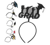 Healeved 6pezzi Copricapo Da Laurea Cercchio Decorativo Elementi Di Laurea Fascia Per Capelli Da Studente Laureato Accessorio Per Cerimonia Di e Festa Di