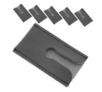 Healeved 6pezzi Custodia da Viaggio per Testine di Rasoio in Similpelle Copri-testina Protettiva per Rasoio Farfalla Accessori per Rasatura