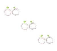 Healeved 6pezzi Fasce Per Cerchietti Pile Per Makeup e Cactus e Fagiolino Adatti Per Della e