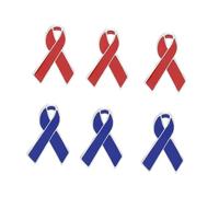 Healeved 6pezzi Spilla Brooch Accessorio Consapevolezza Per Fundraising e Celebrazioni Per La Giornata Contro e Sicuro Indossare