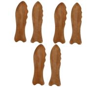 Healeved 6pezzi Tavole Scraping Strumenti Massaggianti Per Gua Per Schiena e Corpo Materiale Resistente e Lavabile